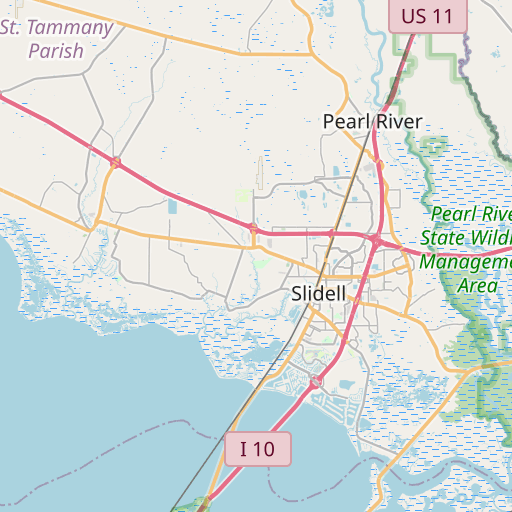 Slidell Zip Code Map How Far Is Slidell, La From New Orleans, La | Around The World 360