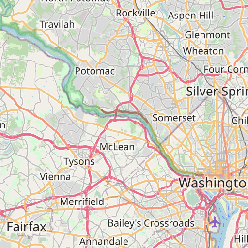 Distance from Washington D.C. to Washington D.C. IAD DCA Air