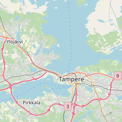 Vesilahti–Kangasala etäisyys