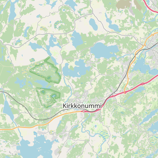 Helsinki–Kirkkonummi etäisyys