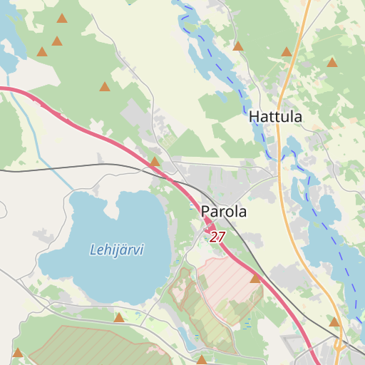 Hattula–Hämeenlinna etäisyys