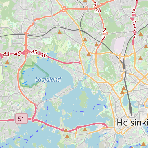 Kauniainen–Helsinki etäisyys