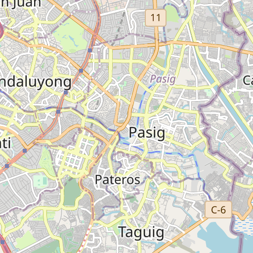 City map pasig Maps of