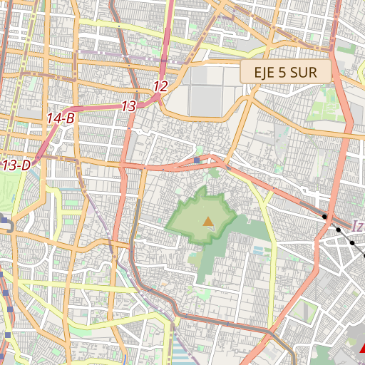 Nativitas metro station - Mexico City Metro | Metro Line Map