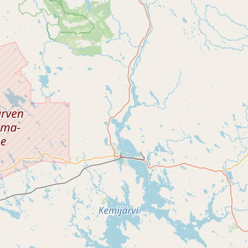 Kemijärvi–Rovaniemi etäisyys