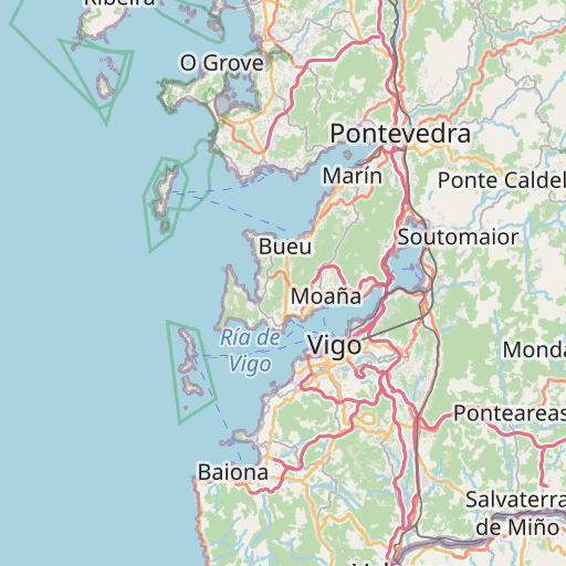 Vigo - Santiago de Compostela etäisyys | VGO - SCQ