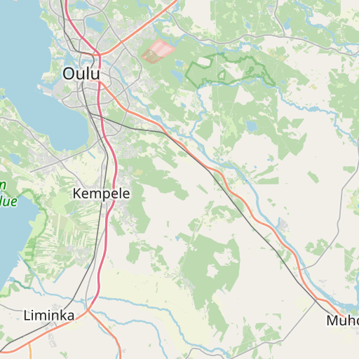 Lumijoki–Oulu etäisyys